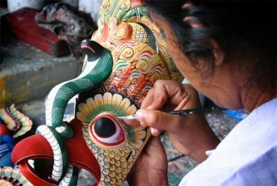 Mask Carving in Ambalangoda